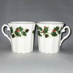 Royal Grafton Pair of Christmas Mugs | Noel Fine Bone China Mugs